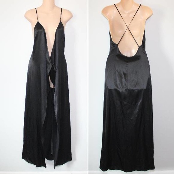 NWT LilySilk Perfect Party Ready Silk Slip Dress Black Lily Silk XS 0 2 H14176 - Picture 14 of 16